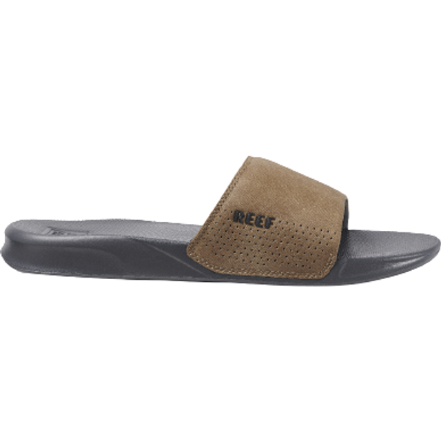 Reef One Slide Men's Flip Flops, UK 8 Grey/Tan - Grey/Brown