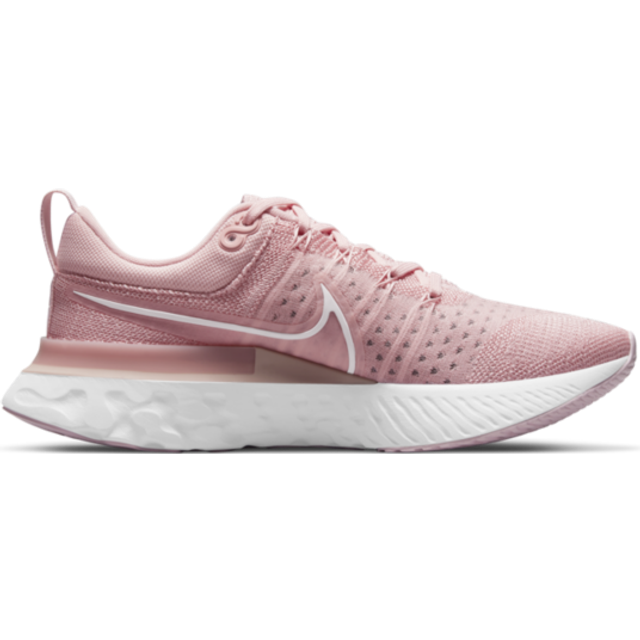 Nike Womens React Infinity Run Flyknit 2 Pink Trainers - Size UK 3.5