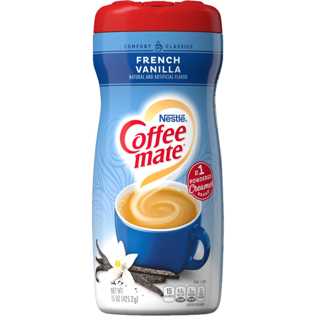 Nestle coffee mate french vanilla powder coffee creamer 15oz (425.2g)