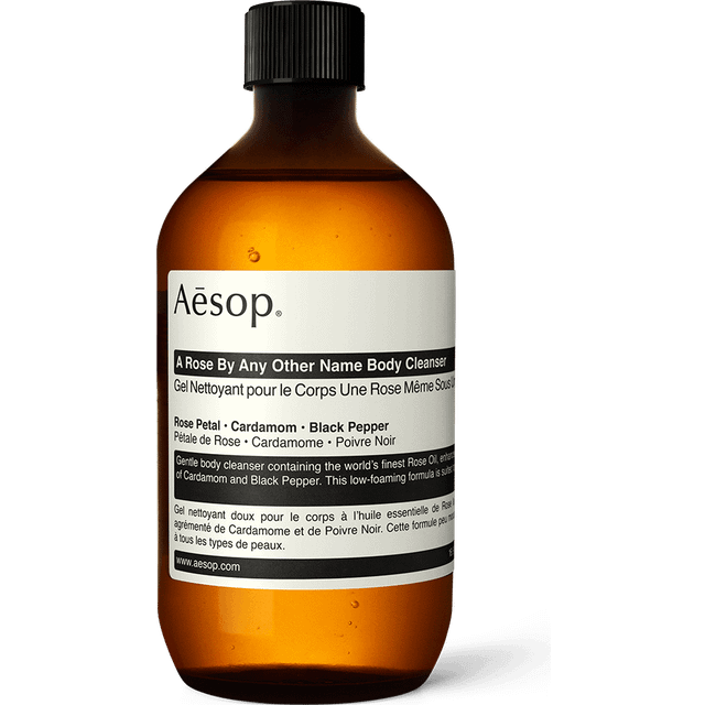 Aesop A Rose By Any Other Name Body Cleanser, 500mL refill - Contains Rose Petal, Cardamom & Black Pepper
