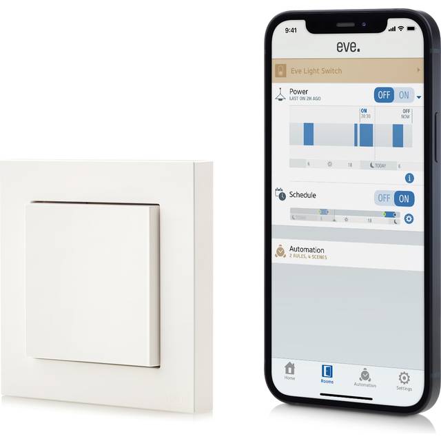 Eve 20EBW1701 Smart Ljusbrytare, Vit