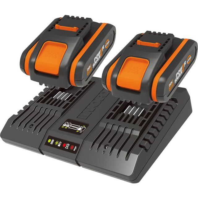 Batterikit Worx Wa3610 Dobb 20V 2X2,0Ah