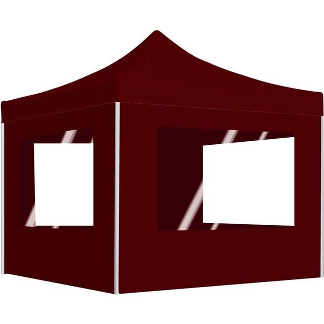 vidaXL Professional Folding Party Tent with Walls Aluminium 3x3 m Anthracite