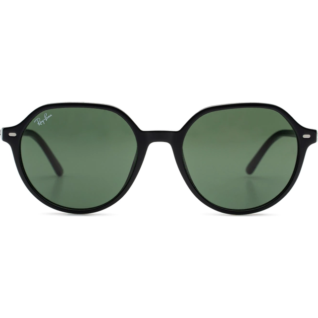 Ray-Ban Thalia RB 2195 901/31, ROUND Sunglasses, UNISEX, available with prescription - Black