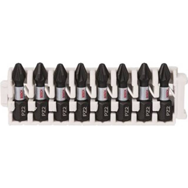 Bosch Impact Control Screwdriver Bits PZ2 25mm (8)