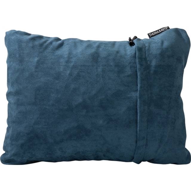 Therm-a-Rest Komprimerbar campingkudde med dragsko, backpackingkudde, stor: 40,6 x 58,4 cm, tryck med rolig kille