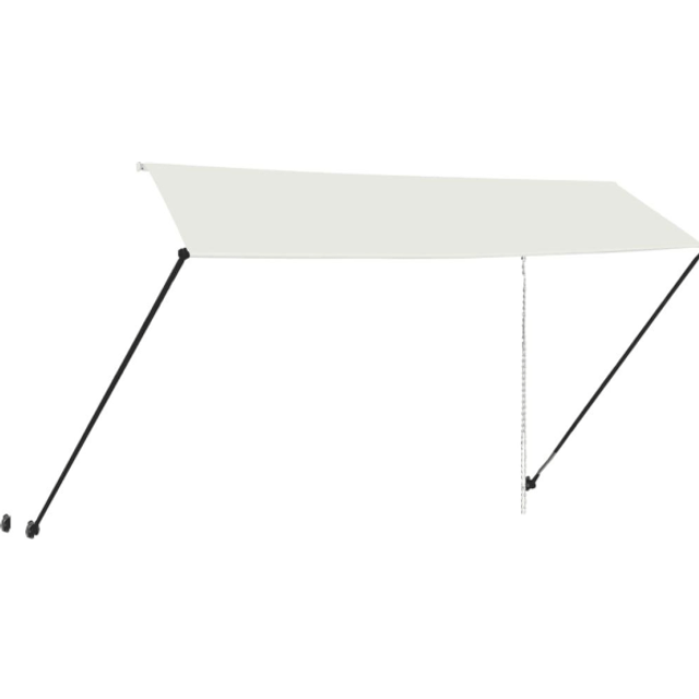 vidaXL Retractable Awning 350x150 cm Cream