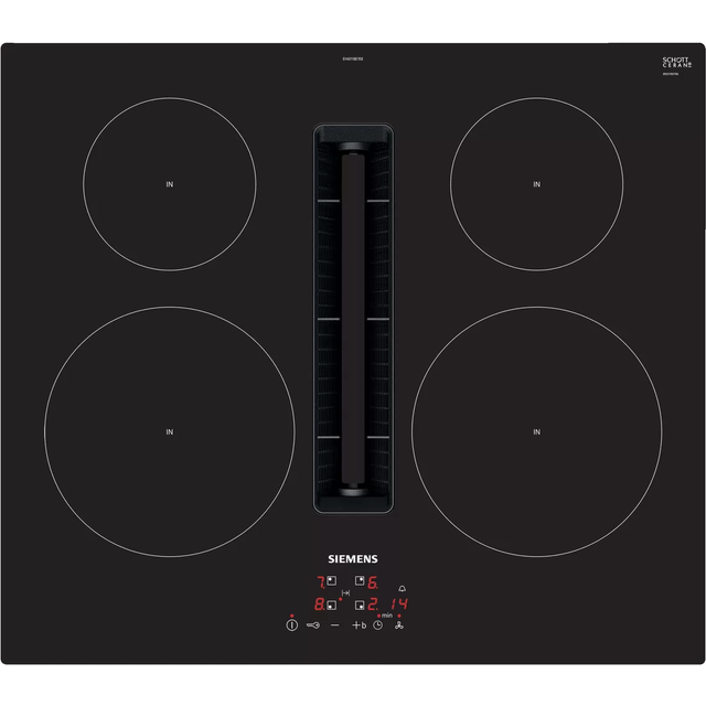 Siemens EH611BE15E 60cm Induction Hob with Built in Ventilation