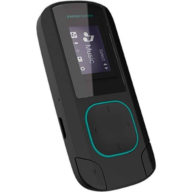 Energy Sistem MP3-klämma Bluetooth (Bluetooth, 8 GB, klämma, FM-radio och microSD) – mintgrön