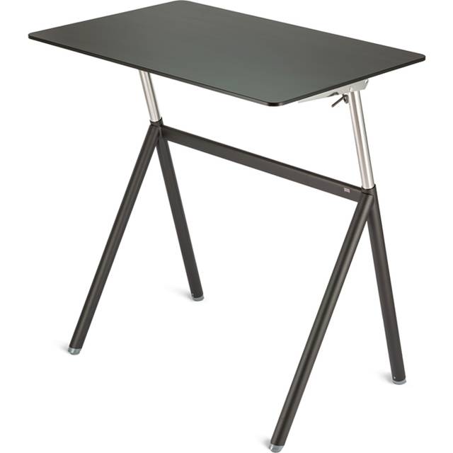 StandUp Desk 700 x 600 x 19 mm, vItt stativ och bordsskiva