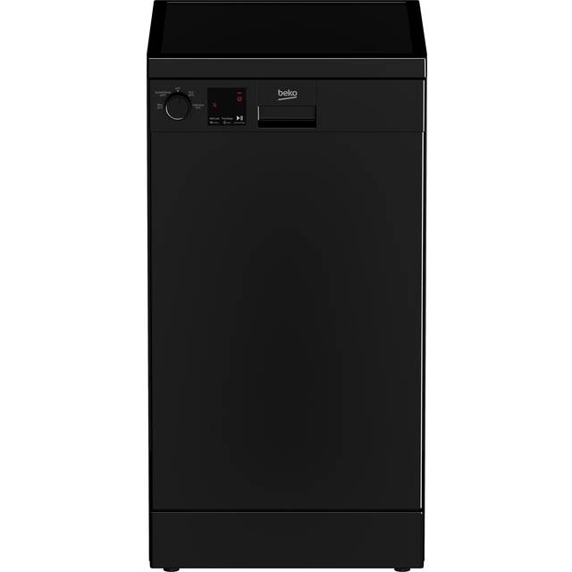 Beko DVS04020B Slimline Dishwasher - Black - E Rated