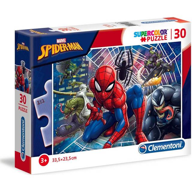 Clementoni - 20250 - Supercolor Puzzle for children - Spiderman - 30 Pieces