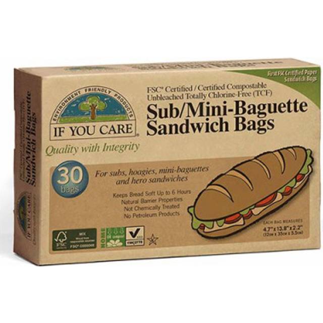 If You Care Sub & Baguette Sandwich Bags 30s