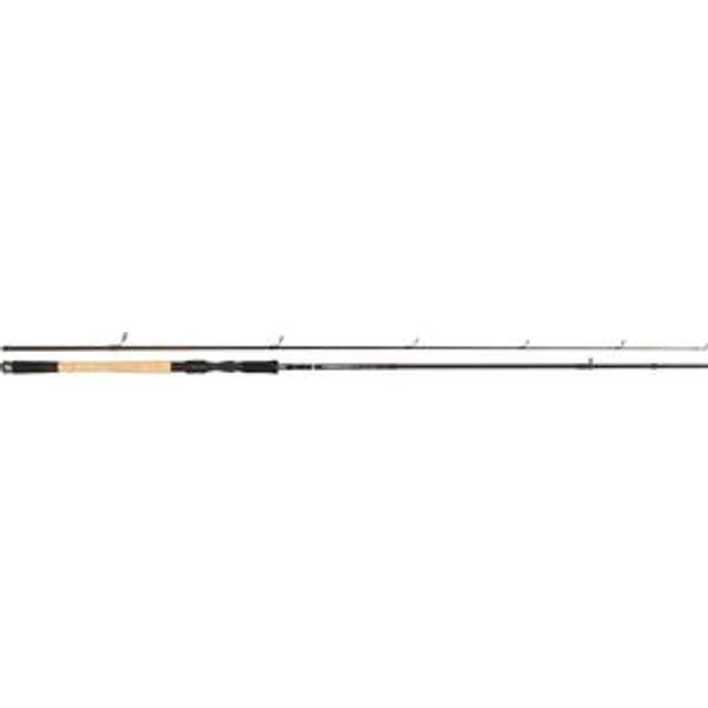 Abu Garcia Storm - Spinnande fiskespö, spö, spinnspö, tunn vit, premium korkhandtag, komplett rovdjur, fiskespö, unisex, svart, 1,83 m, 10–30 g