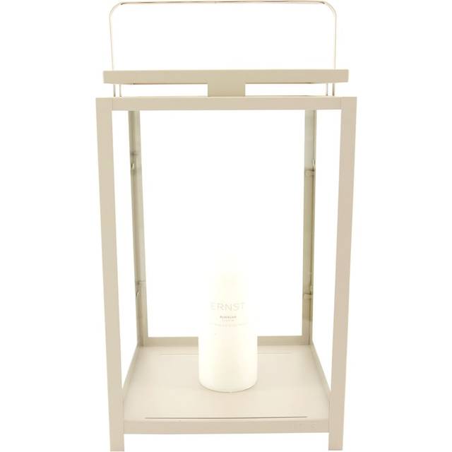 ERNST - Lykta för blockljus Ø 25 cm, h 47 cm - Svart