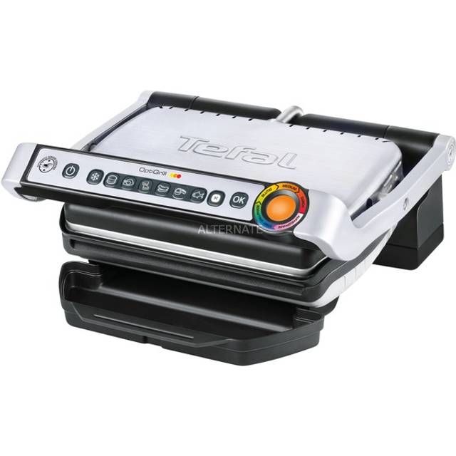 Tefal GC705D Kontaktgrill, 2000W, Svart-Silver