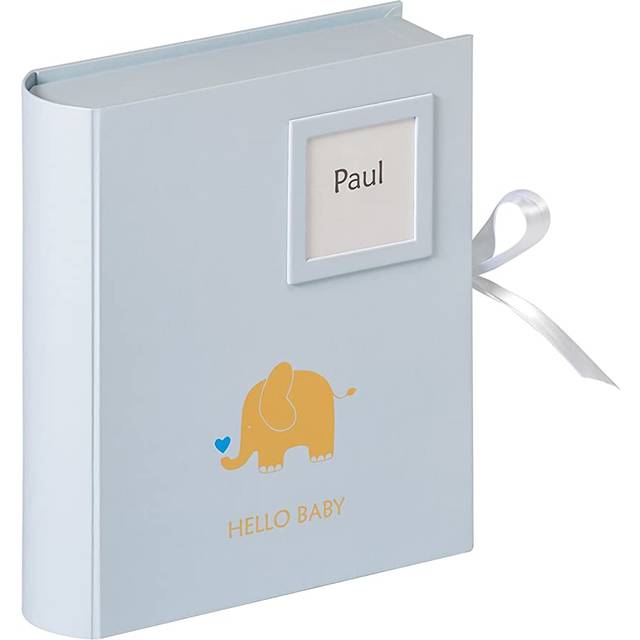 Photo Album Pink 28 x 25 cm Baby Album with Embossing, Baby Animal UK-148-R
