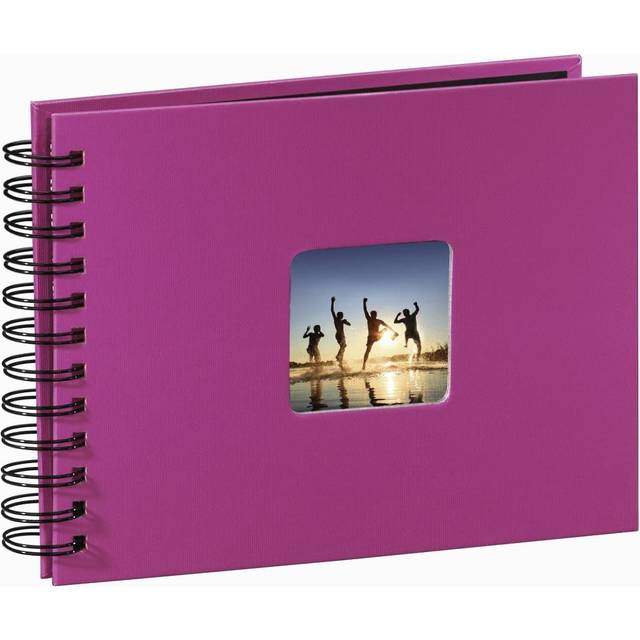 Hama Fine Art Spiral Bound Album, 28 x 24 cm, 50 black pages, kiwi