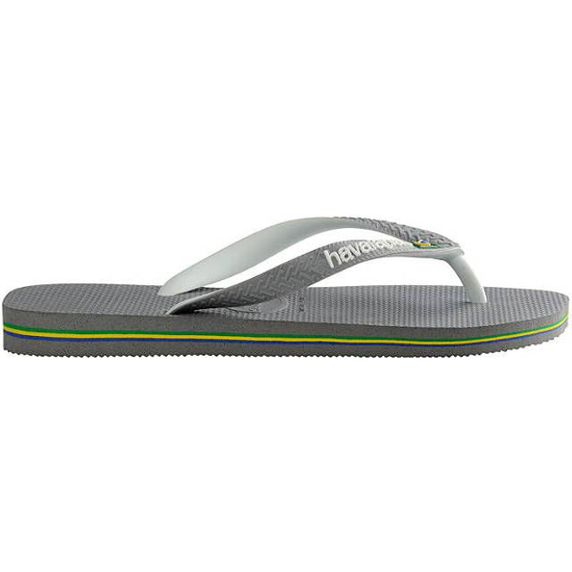 Havaianas unisex - vuxen Brasil Mix Flipflop, Stålgrå vit, 37/38 EU