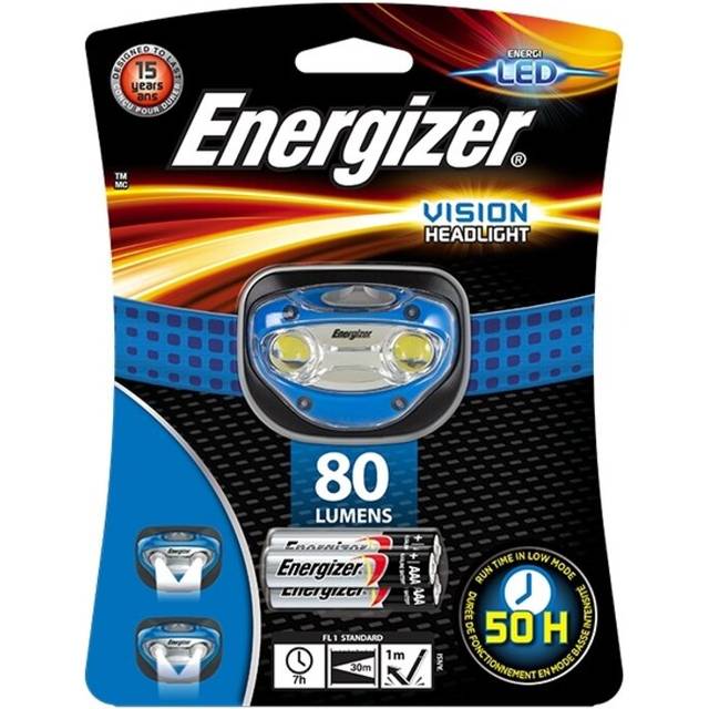 Energizer Vision LED Headlight | 200 Lumens | Batteries Included