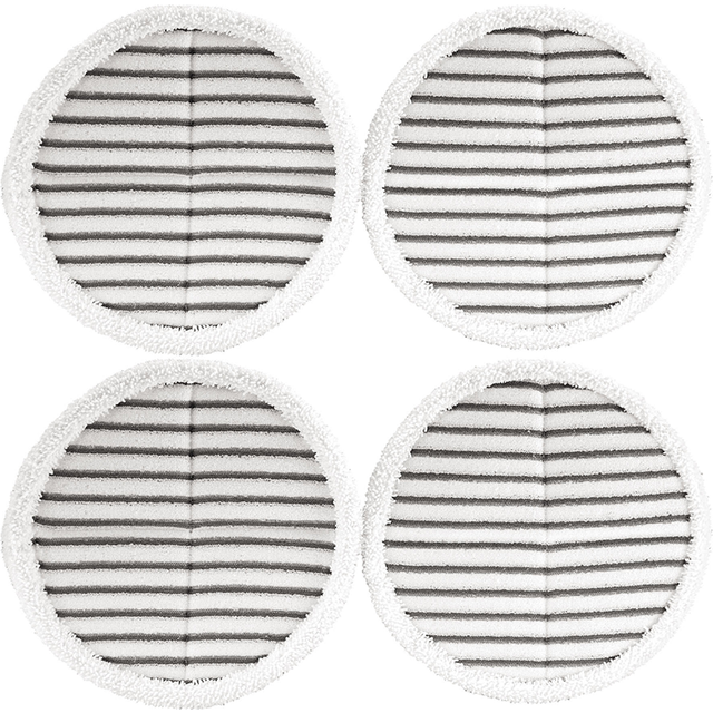 BISSELL SpinWave Scrubby Pads | 4 Tough Cleaning Pads For BISSELL SpinWave Floor Cleaner | 2138