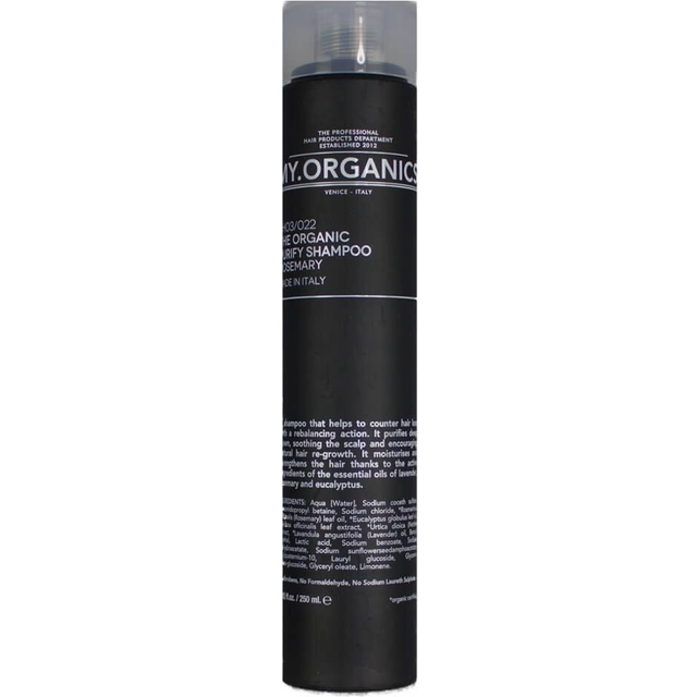 My.Organics Purify Hair Shampoo with rosemary 250ml
