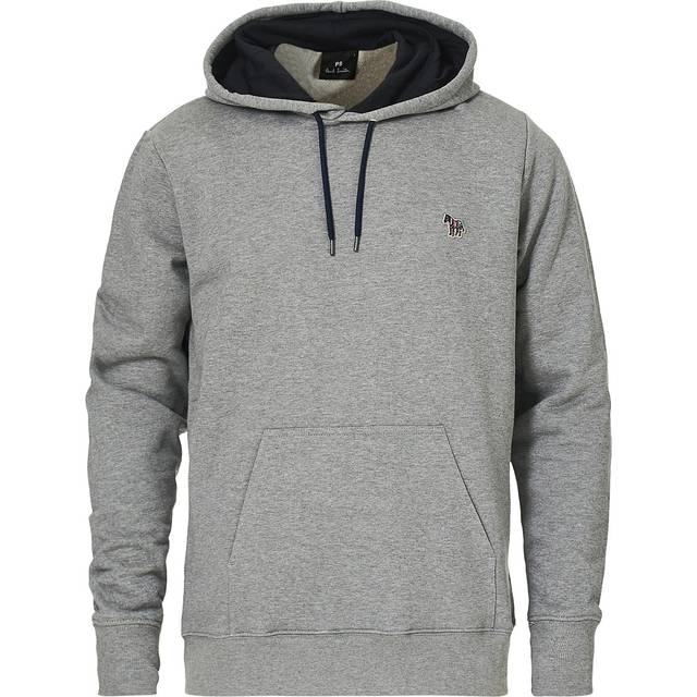Paul Smith Men's Organic Cotton Zebra Hoodie - Grey - Size: 38/Regular