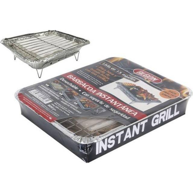 Algon Utomhus bärbar campinggrill engångs omedelbar grill utomhus