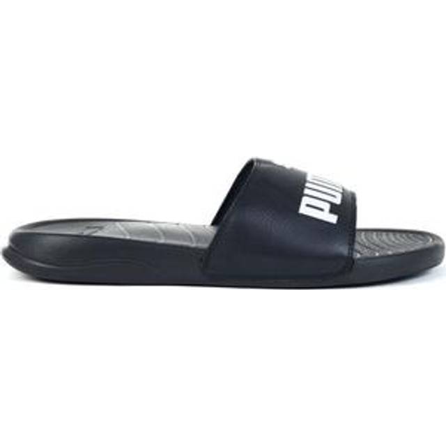 PUMA Popcat 20 unisex - vuxen Strandsandal Slide, Svart Puma Black Puma White, 35.5 EU