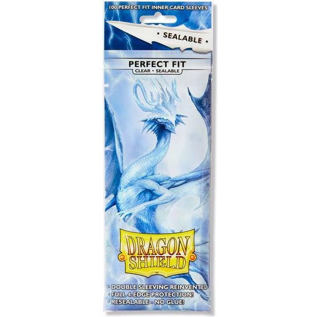Dragon Shield Standard Perfect Fit Sealable Sleeves (100) - Clear