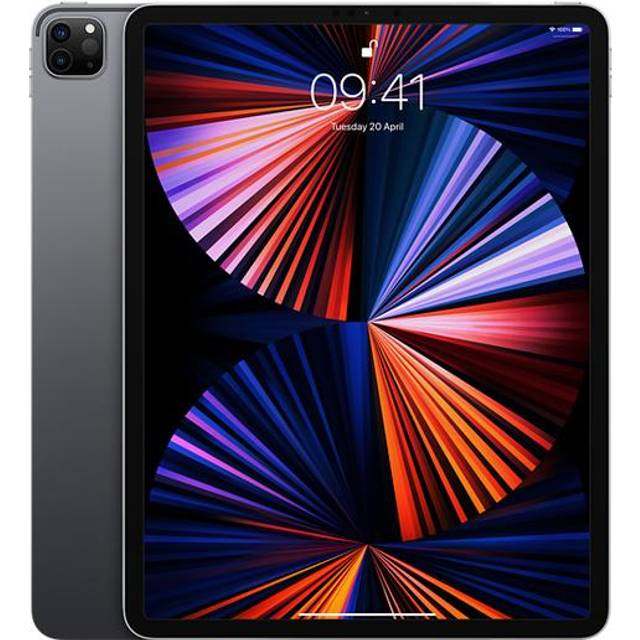 Apple 2021 iPad Pro (12,9-tums, med Wi‑Fi + Cellular, 1 TB) - rymdgrå (femte generationen)
