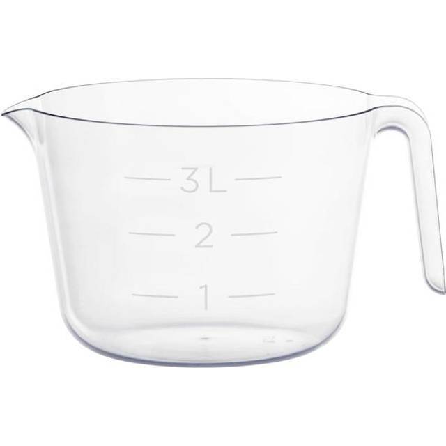 Gastromax - Clear Transparent Max Measure Bowl With An Easy-to-pour Spout, 3l