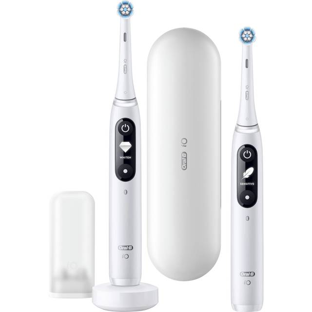 Oral-B iO Series 7n Elektriska tandborstar DUO Vit