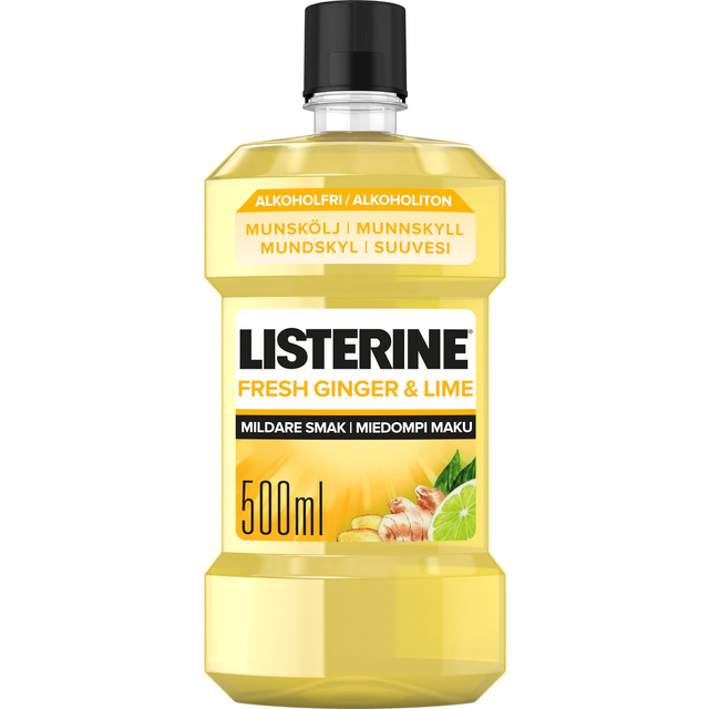 Listerine Fresh Ginger & Lime mildare smak 500 ml