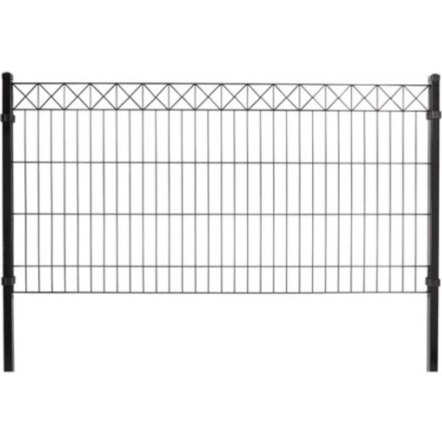 Panelstängsel Hortus Tilläggsmodul H:100Cm Svart