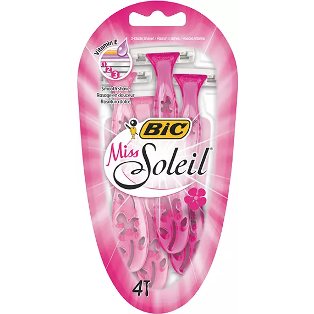 BIC Miss Soleil Triple Blade Disposable Razor - x 4