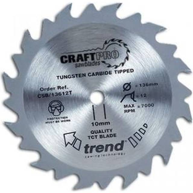 Trend CSB/16524T 24 Teeth Thin Cut Craft Circular Saw Blade - 165 x 20mm