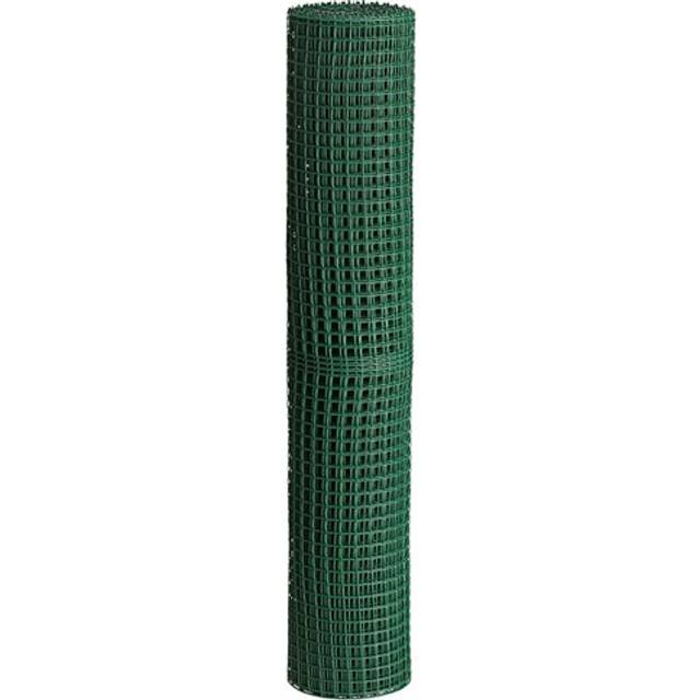 Hønsenet, grøn plast, maske 25 x 30 mm, 0,9 x 10 m