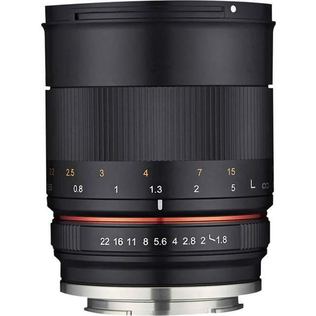 Samyang MF 85mm F1.8 ED UMC CS MFT - manual lens with 85 mm fixed focal length for MFT mount, 14.7 angle of view, 62 mm filter thread, for many Pa...