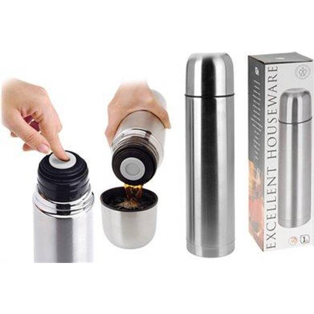 Excellent Housewares Vacuum Flask Stainless Steel 1L 170700000