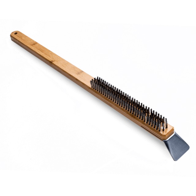 Ooni Ooni borste till pizzaugn Wood-stainless steel - Brun