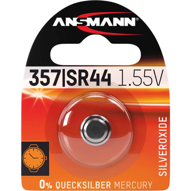 Ansmann SR44 1.55V Silver Oxide Coin Cell Battery