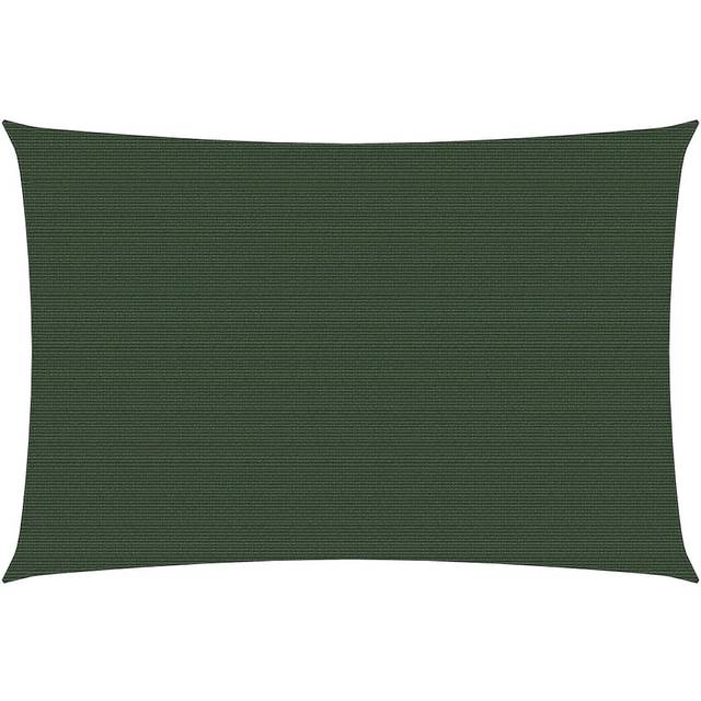 vidaXL Sunshade Sail 160 g/m² Dark Green 2x3.5 m HDPE