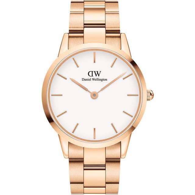 Daniel Wellington Iconic Link Watch, Rose Gold or Silver Link Bracelet