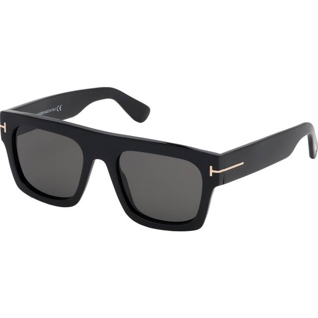 Tom Ford Fausto FT0711 Sunglasses Black/Smoke