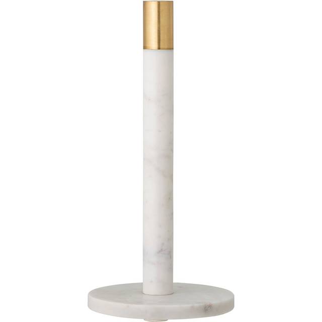 Bloomingville Emira hushållspappershållare marmor 32 cm Vit
