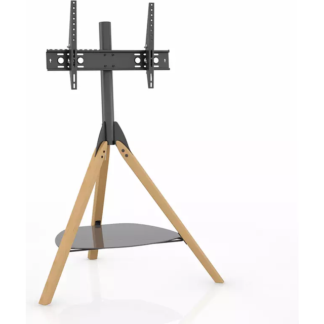 Avf Hoxton Tripod Tv Stand, For Tvs 32-70&#34; - Light Wood - Light Beech/ Black