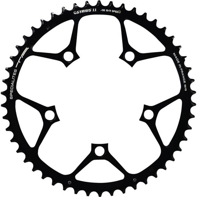 Specialites TA Chain Ring - 110pcd Syrius 10/11X - Black - 38t Size: 3