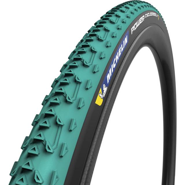 Michelin Tyre - Power Cyclocross Jet Tyre Green 700 x 33c Size: 700 x