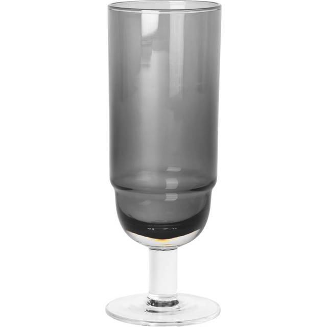 Broste Copenhagen Nordic Bistro champagne glass 20 cl Clear-smoke stem